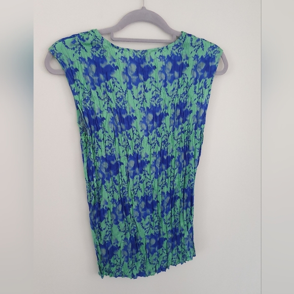 Jigsaw Silk Mix Green and Blue Top - Picture 8 of 8